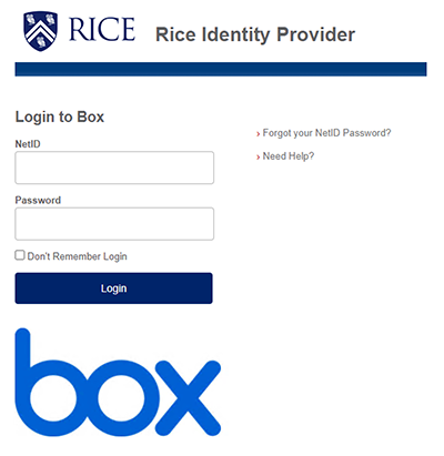 Rice Identity Provider